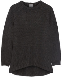 Черный свободный свитер от Lot 78