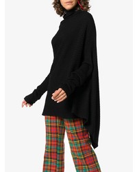 Черный свободный свитер от MARQUES ALMEIDA