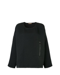 Черный свободный свитер от Nehera