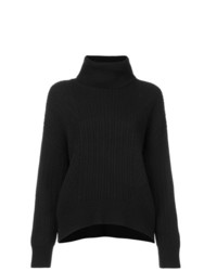 Черный свободный свитер от Nili Lotan