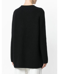 Черный свободный свитер от The Row