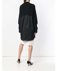 Черный свободный свитер от T by Alexander Wang