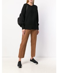 Черный свободный свитер от Canada Goose