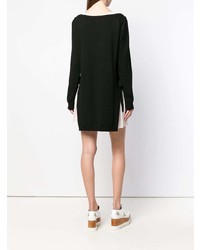 Черный свободный свитер от Twin-Set