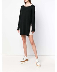 Черный свободный свитер от Twin-Set