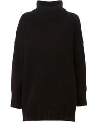 Черный свободный свитер от Polo Ralph Lauren