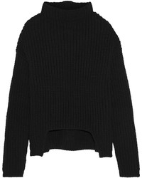 Черный свободный свитер от Rick Owens