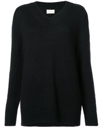Черный свободный свитер от Simon Miller