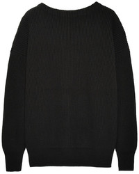 Черный свободный свитер от Tomas Maier