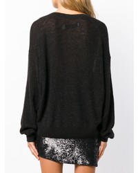 Черный свободный свитер от IRO