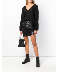 Черный свободный свитер от IRO