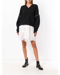 Черный свободный свитер от Givenchy