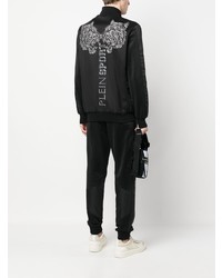 Мужской черный спортивный костюм от Plein Sport