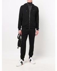 Мужской черный спортивный костюм от Moorer