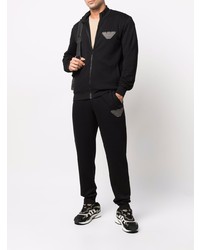 Мужской черный спортивный костюм от Emporio Armani