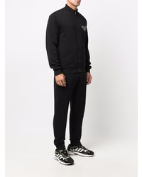 Мужской черный спортивный костюм от Emporio Armani