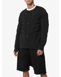 Мужской черный стеганый бомбер от Descente Allterrain