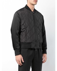 Мужской черный стеганый бомбер от Neil Barrett