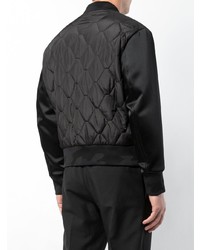 Мужской черный стеганый бомбер от Neil Barrett