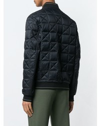 Мужской черный стеганый бомбер от Z Zegna