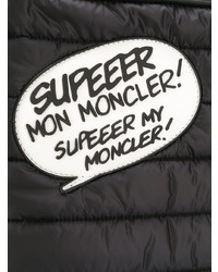 Черный стеганый клатч от Moncler