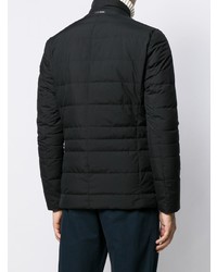 Мужской черный стеганый пиджак от Herno