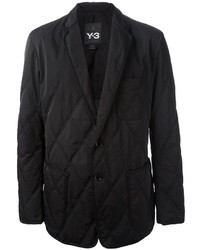 Мужской черный стеганый пиджак от Y-3