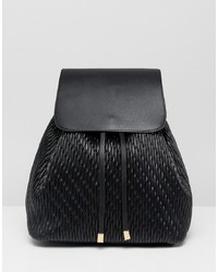 Женский черный стеганый рюкзак от ASOS DESIGN