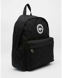 Женский черный стеганый рюкзак от Hype