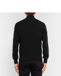 Мужской черный стеганый свитер на молнии от Tom Ford