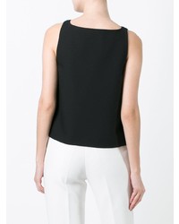 Черный топ без рукавов от Eggs