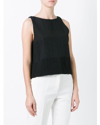 Черный топ без рукавов от Eggs