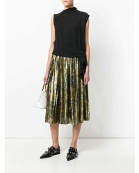 Черный топ без рукавов от Maison Margiela