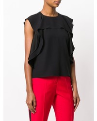 Черный топ без рукавов от RED Valentino