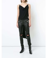 Черный топ без рукавов от Gareth Pugh