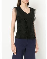 Черный топ без рукавов от GUILD PRIME