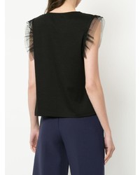 Черный топ без рукавов от GUILD PRIME