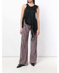 Черный топ без рукавов от MARQUES ALMEIDA