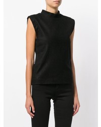 Черный топ без рукавов от Andrea Ya'aqov