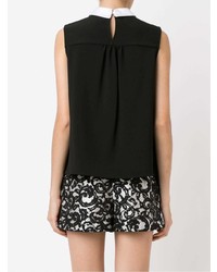 Черный топ без рукавов от Martha Medeiros