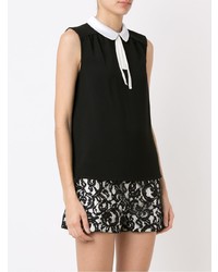 Черный топ без рукавов от Martha Medeiros