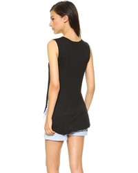 Черный топ без рукавов от Cheap Monday