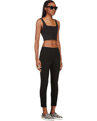 Черный топ без рукавов от Alexander Wang