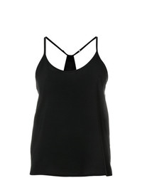 Черный топ без рукавов от Thom Krom