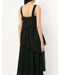 Черный топ без рукавов от Forme D'expression