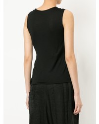 Черный топ без рукавов от Forme D'expression