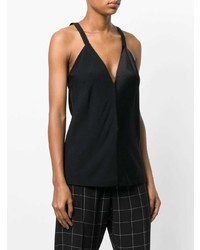 Черный топ без рукавов от Haider Ackermann