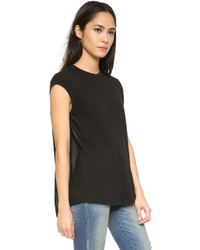 Черный топ с открытыми плечами от ATM Anthony Thomas Melillo