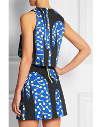 Черный укороченный топ с принтом от Lulu