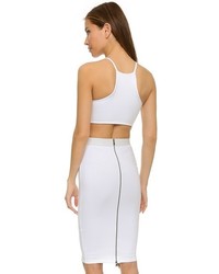 Черный укороченный топ от David Lerner